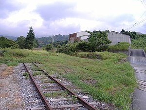 昼飯駅構内（2006年8月）