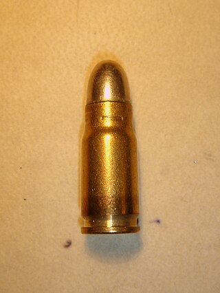 <span class="mw-page-title-main">7.65×21mm Parabellum</span> Pistol cartridge designed by Georg Luger and Hugo Borchardt