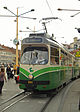 Graz tram at Jakominiplatz.