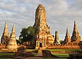 Wat Chaiwatthanaram, no fim da tarde