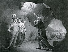 Miranda and Ferdinand, observing the masque. Wright tempest.jpg