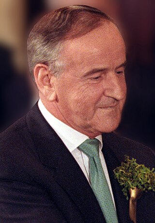 <span class="mw-page-title-main">Albert Reynolds</span> 9th Taoiseach from 1992 to 1994