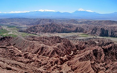 Dyffryn yn Atacama