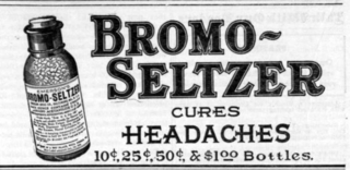 Bromo-Seltzer Over-the-counter remedy