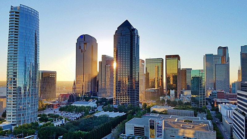 Blick auf den Dallas Arts District