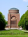 Former water tower now planetarium in the city park.