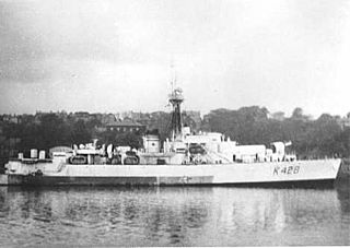 HMS <i>Loch Alvie</i> (K428) Frigate of the Royal Navy