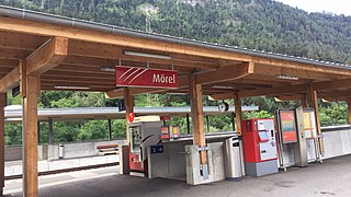 <span class="mw-page-title-main">Mörel railway station</span> Railway station in Mörel-Filet, Switzerland