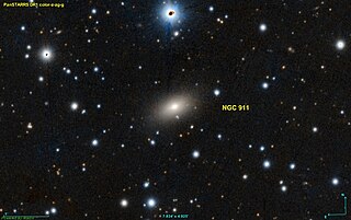 <span class="mw-page-title-main">NGC 911</span> Galaxy in the constellation Andromeda