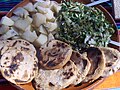 Gorditas and potatoes