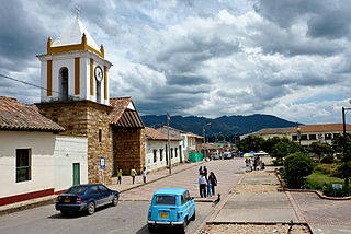 <span class="mw-page-title-main">Suesca</span> Municipality and town in Cundinamarca, Colombia