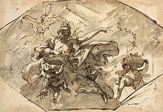 Eos and Tithonus, by Sebastiano Ricci.