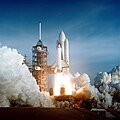 Image 20The Space Shuttle Columbia seconds after engine ignition, 1981 (from Portal:1980s/General images)