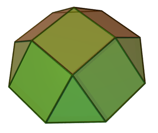 <span class="mw-page-title-main">Square cupola</span> 4th Johnson solid (10 faces)