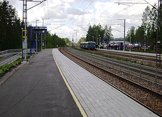 <span class="mw-page-title-main">Uusikylä railway station</span> Railway station in Lahti, Finland