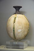 Mycenaean ostrich egg rhyton