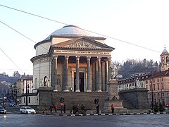 Église Gran Madre di Dio (1818), à Turin.