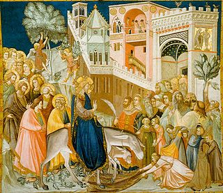 <span class="mw-page-title-main">Triumphal entry into Jerusalem</span> Event in the Passion of the Christ