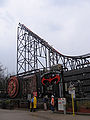 Batman and Robin: The Chiller (gebouwd door Premier Rides) in Six Flags Great Adventure