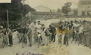 Vélodrome de la Haubette en 1927.