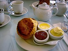 A modern cream tea Cream tea Brighton.jpg