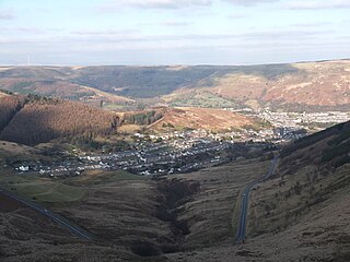 <span class="mw-page-title-main">South Wales Valleys</span> Group of industrialised peri-urban valleys in South Wales