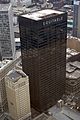 Rhodes–Haverty Building at lower left (dwarfed by the Equitable Building), looking from north to south.