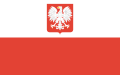 Flaga PRL z herbem z lat 1955–1980