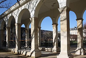 Jardin de l'hôpital Corentin Celton.