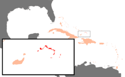 Lokasi Kepulauan Turks dan Caicos di Laut Caribbean