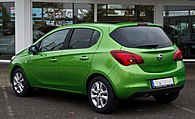 Opel Corsa E 1.4 Turbo ecoFLEX (rear view)