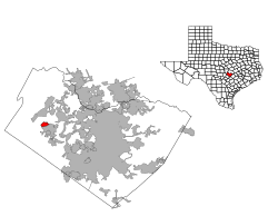 Location of Point Venture, Texas