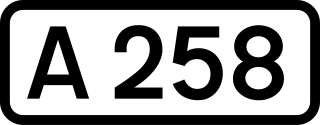 <span class="mw-page-title-main">A258 road</span> A road in Kent, England, UK