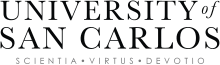 The logotype of the University of San Carlos