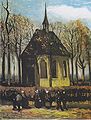 Congregation Leaving the Reformed Church in Nuenen, 1884, Van Gogh Museum, Amsterdam (F25)