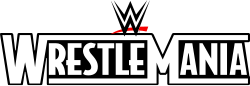 The official WrestleMania logo