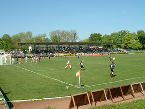 Spiel zwischen dem 1. FFC Frankfurt und dem SC Freiburg am 22. April 2007