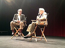 The film's screenwriter, Walter Bernstein (right), during a June 2016 Q&A with Sony Pictures Classics co-founder Michael Barker (left) at the SVA Theater in Manhattan, which followed a screening of the film 6.7.16TheFrontByLuigiNovi8.jpg