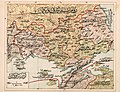 1907 Ottoman Turkish map of the vilayet