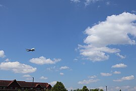 Allegiant Air Airbus A320-200 Landing at Concord-Padgett Regional Airport 01.jpg