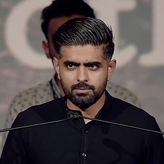 <span class="mw-page-title-main">Babar Azam</span> Pakistani cricketer