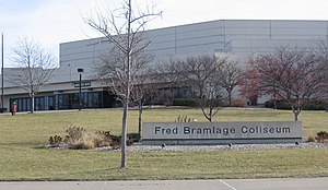 Bramlage Coliseum, home of the Wildcats since 1988 Bramlage Coliseum.JPG