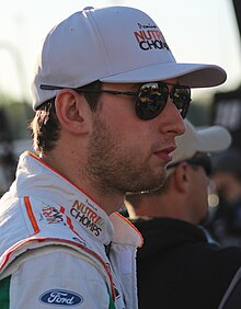 Chase Briscoe was the 2017 Camping World Truck series rookie of the year. Chase briscoe (41689684982).jpg