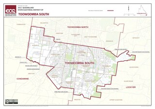 <span class="mw-page-title-main">Electoral district of Toowoomba South</span> State electoral district of Queensland, Australia