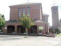 Kirche mit dem Patrozinium der Heiligen Herlindis und Relindis in Ellikom, Meeuwen-Gruitrode, Limburg, Belgien