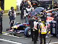 Vettel at the Hungarian GP