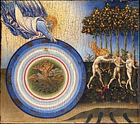 Giovanni di Paolo, "Maailma loomine ja paradiisist väljaajamine" (1445)