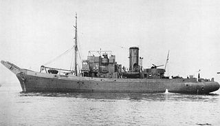 SAS <i>Somerset</i> Boom defence vessel of the South African Navy during World War II