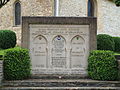 Monument « à la gloire des spahis morts au champ d'honneur » devant l'église de La Horgne.