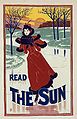 Advertizing for the "Sun" newspaper (NYC) by Louis Rhead, 1900